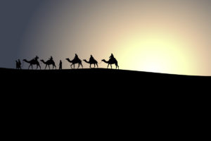 caravan-silhouette-desert